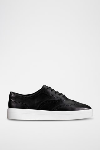 Baskets en cuir Hero - Noir