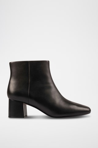 Bottines en cuir Sheer - Noir