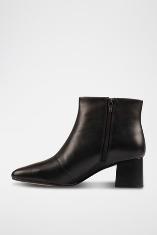 Bottines en cuir Sheer - Noir