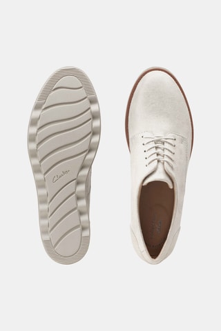 Derbys compensés en cuir Sharon - Argenté
