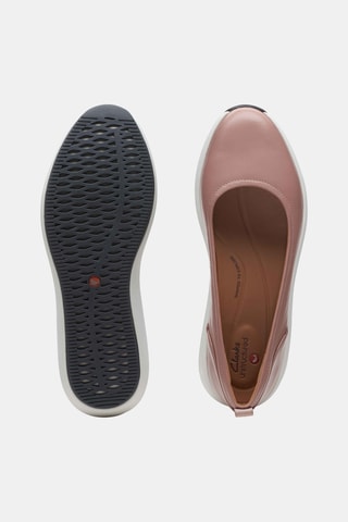 Ballerines compensées en cuir Un - Rose