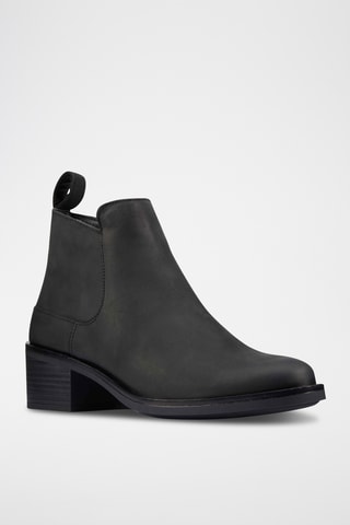 Bottines en cuir Memi - Noir