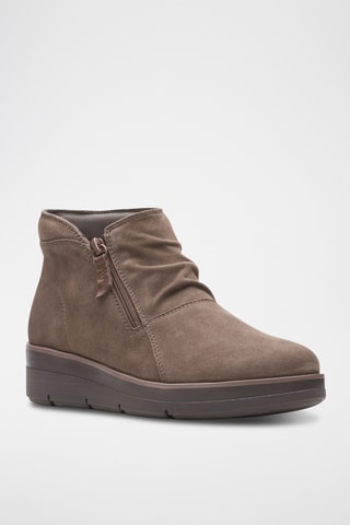 Bottines en nubuck Shaylin - Taupe