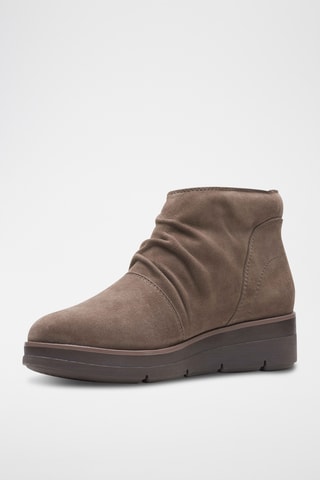 Bottines en nubuck Shaylin - Taupe