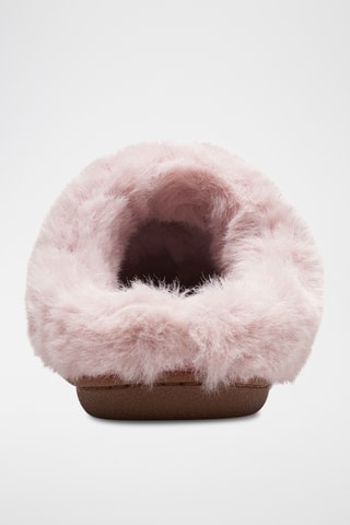 Sabots fourrés en nubuck Pilton - Rose