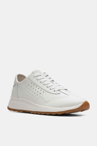 Baskets en cuir DashLite - Blanc