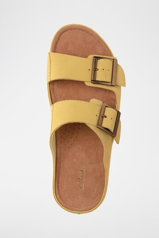 Mules en nubuck Brookleigh - Jaune
