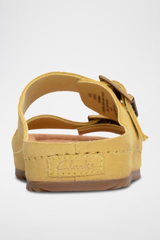Mules en nubuck Brookleigh - Jaune