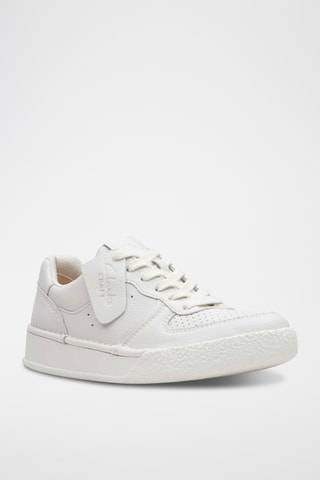 Baskets en cuir CraftCup - Blanc