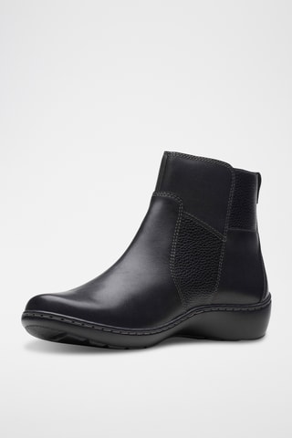 Bottines en cuir Cora - Noir
