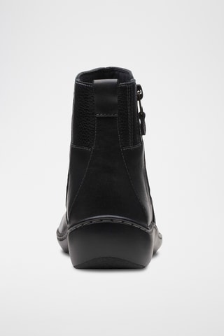Bottines en cuir Cora - Noir