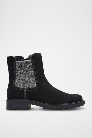 Bottines en nubuck Opal - Noir