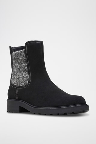 Bottines en nubuck Opal - Noir