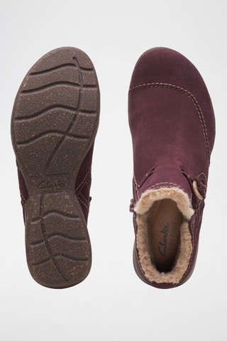 Bottines fourrées en nubuck RosevilleAster - Bordeaux