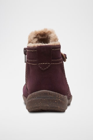 Bottines fourrées en nubuck RosevilleAster - Bordeaux