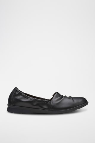 Slip-on en cuir Jenette - Noir