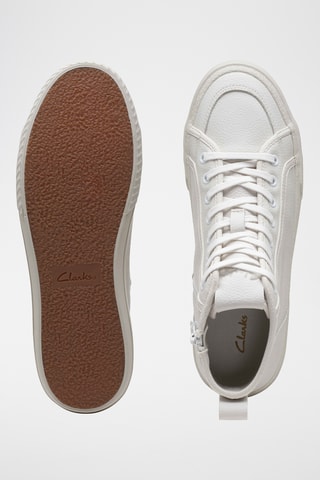 Baskets montantes en cuir Roxby - Blanc