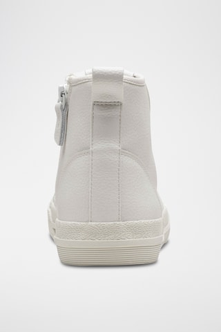 Baskets montantes en cuir Roxby - Blanc