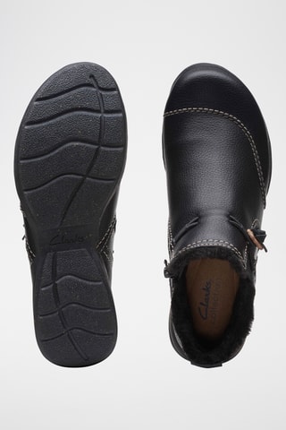 Bottines fourrées en cuir RosevilleAster - Noir
