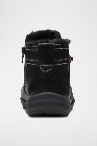 Bottines fourrées en cuir RosevilleAster - Noir