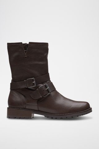 Bottines en cuir Clarkwell - Marron