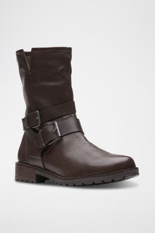 Bottines en cuir Clarkwell - Marron