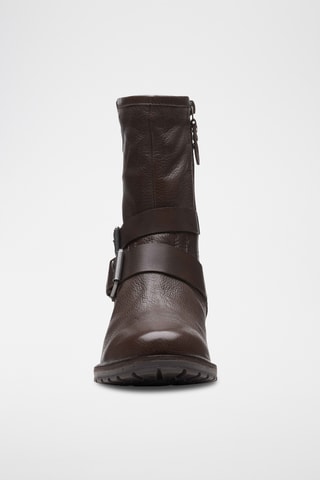 Bottines en cuir Clarkwell - Marron