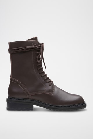 Bottines en cuir Tilham - Marron