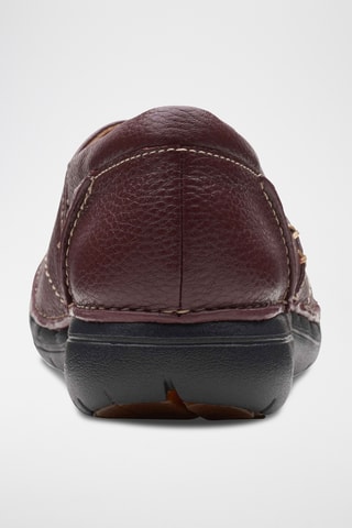 Mocassins en cuir Un - Bordeaux