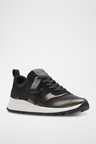 Baskets en cuir DashLite - Noir