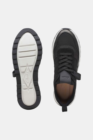 Baskets en cuir DashLite - Noir