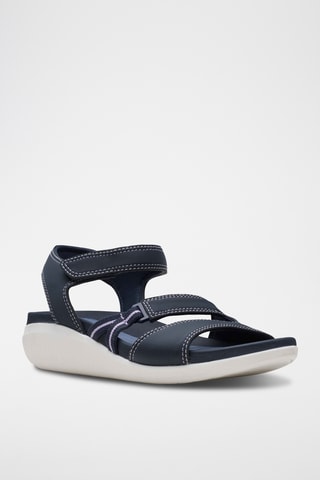 Sandales compensées Glide - Bleu marine