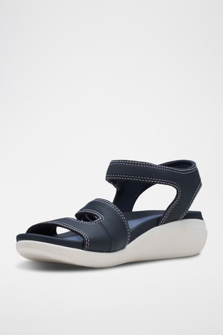Sandales compensées Glide - Bleu marine
