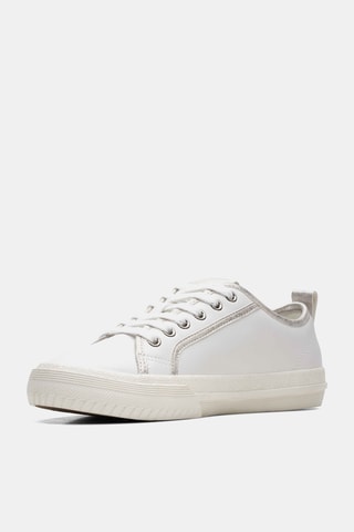 Baskets en cuir Roxby - Blanc