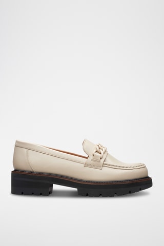 Mocassins en cuir Orianna - Ivoire