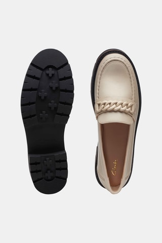 Mocassins en cuir Orianna - Ivoire