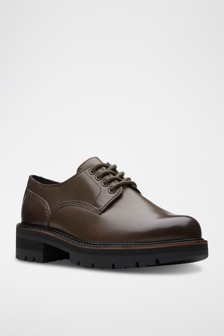 Derbys en cuir Orianna - Marron
