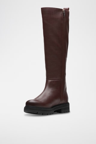 Bottes en cuir Orianna - Bordeaux