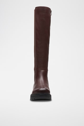 Bottes en cuir Orianna - Bordeaux