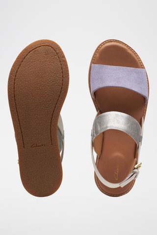 Sandales en cuir Karsea - Mauve
