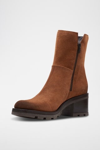 Bottines en nubuck Odollo - Camel