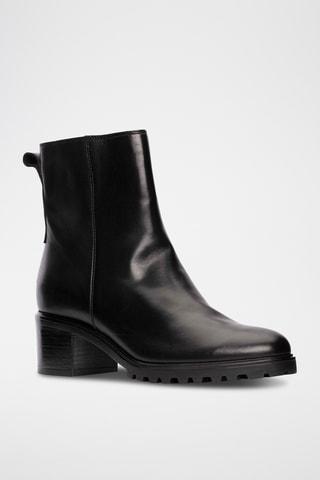 Bottines en cuir Meraleigh - Noir