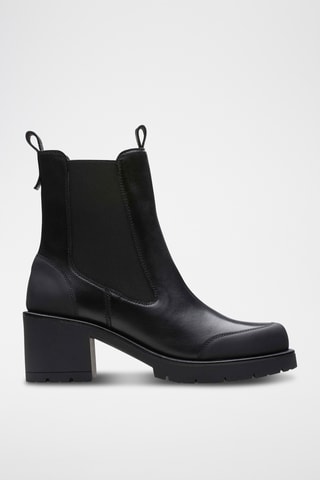 Bottines Chelsea en cuir Aprilla - Noir