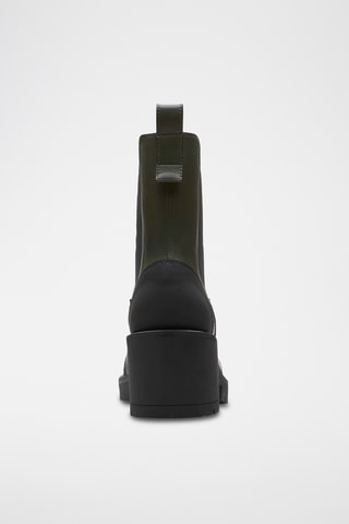 Bottines Chelsea en cuir Aprilla - Kaki