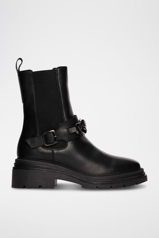 Bottines en cuir Zibab - Noir