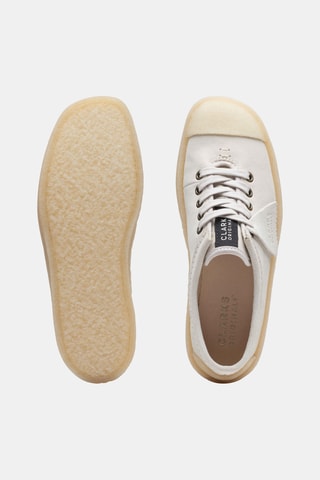 Baskets plateformes en nubuck Tor - Ecru
