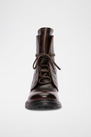 Bottines en cuir Rixle - Marron foncé