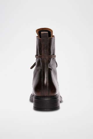 Bottines en cuir Rixle - Marron foncé