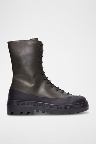 Bottines en cuir Aprilla - Kaki