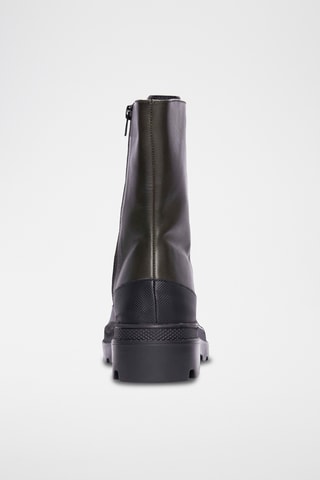 Bottines en cuir Aprilla - Kaki